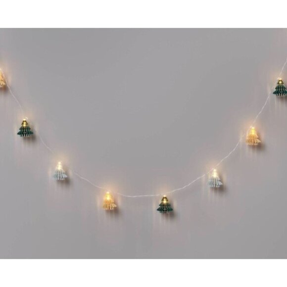 Target 8' Christmas Pine Tree 10 LED Battery Operated String Light Wondershop™ - Picture 2 of 7